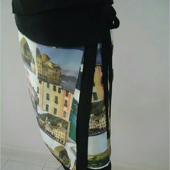 Lafayette 148 NY Picture Wrap Skirt Wilkerson NWT - Picture 7 of 7